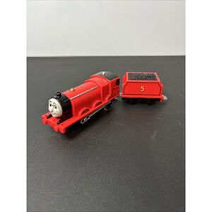 Thomas & Friends TrackMaster James Motorized Engine + Caboose | Tested Works
